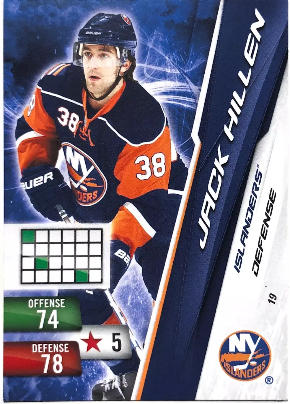 Карточка Jack Hillen New York Islanders