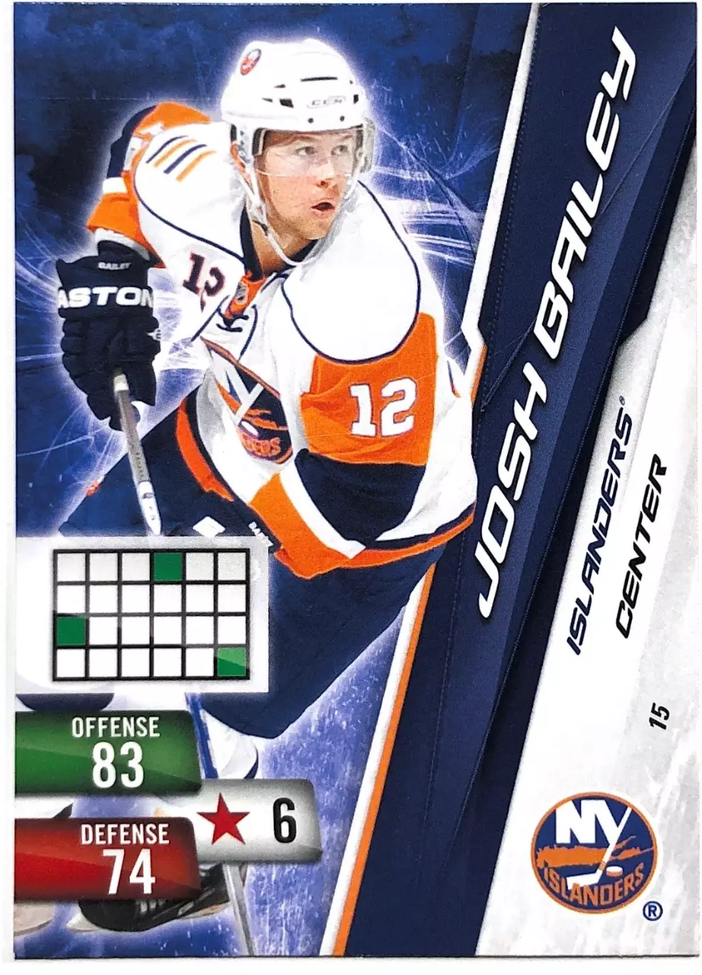 Карточка Josh Bailey New York Islanders