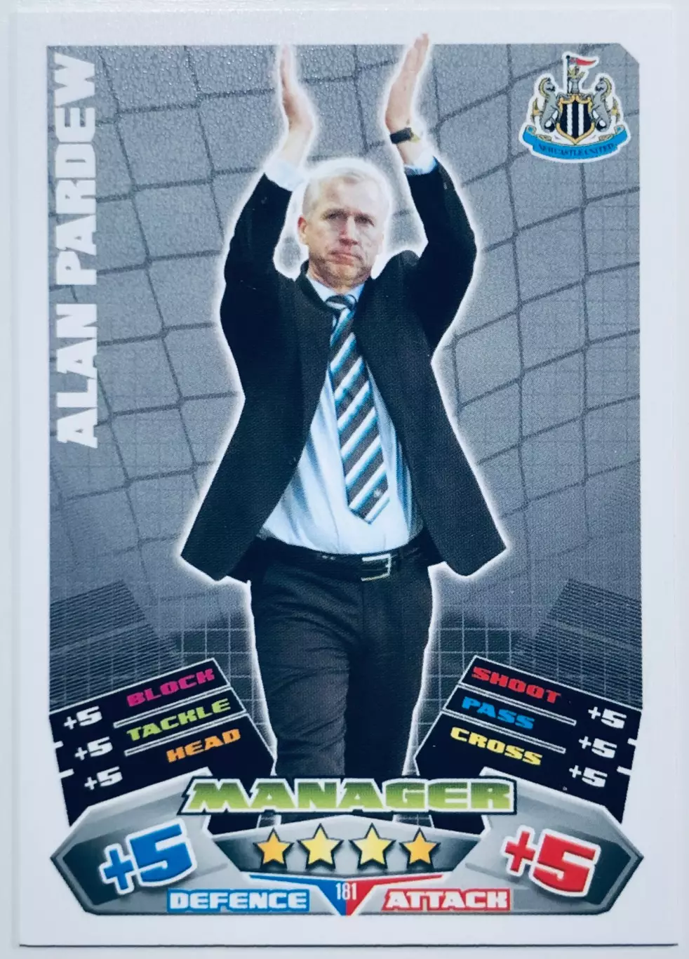 Карточка Alan Pardew Newcastle United