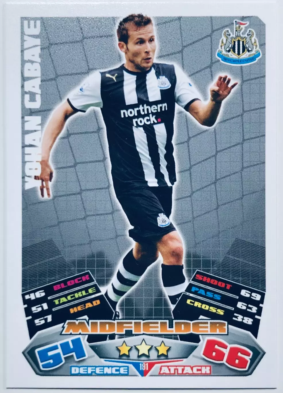 Карточка Yohan Cabaye Newcastle United