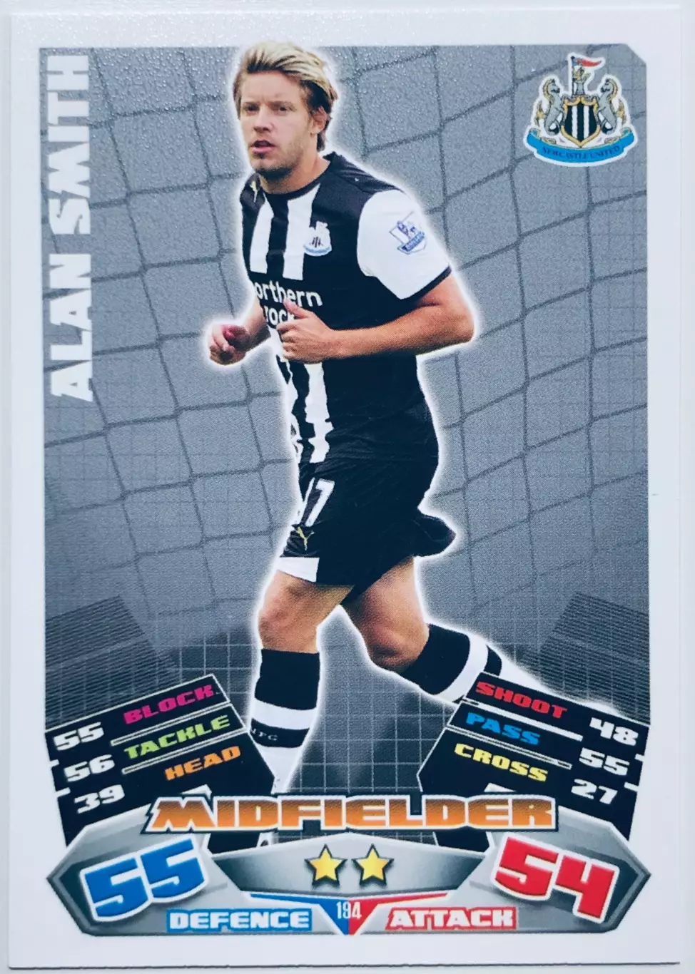 Карточка Alan Smith Newcastle United