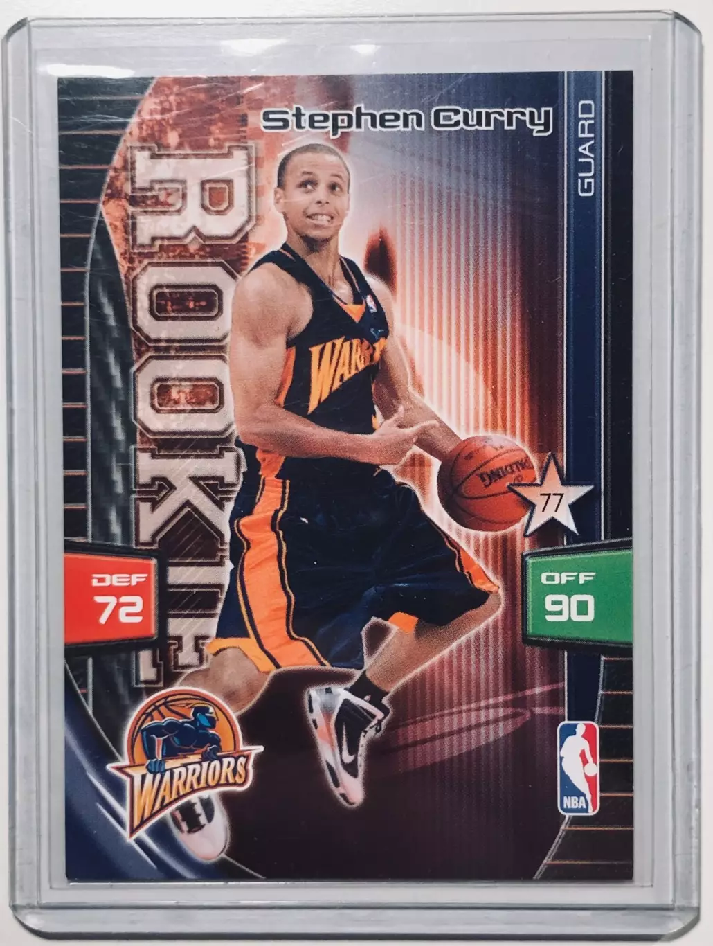 Карточка Stephen Curry Golden State Warriors