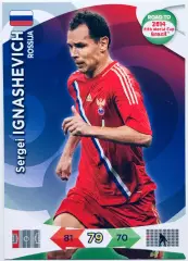 Карточка Sergei Ignashevich Rossija