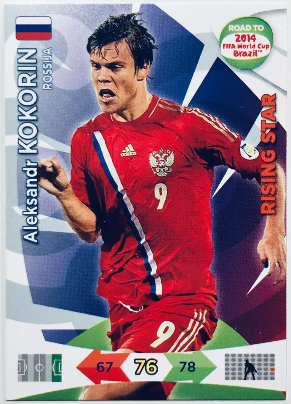 Карточка Aleksandr Kokorin ”Rossija”