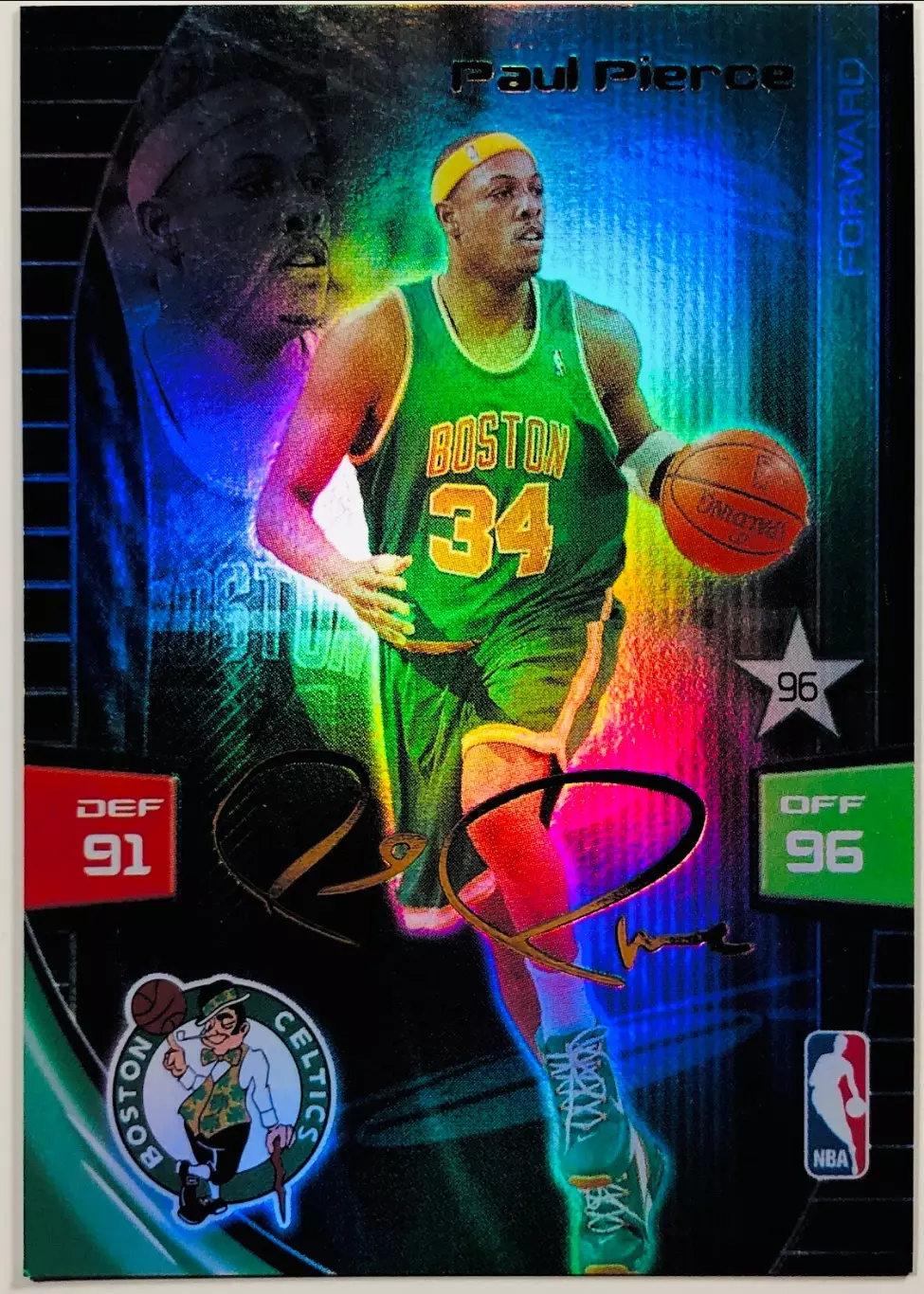 Карточка Paul Pierce Boston Celtics