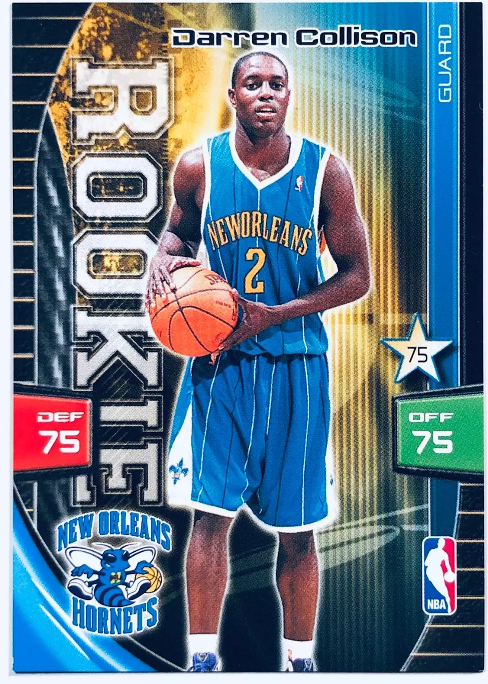 Карточка Darren Collison New Orleans Hornets
