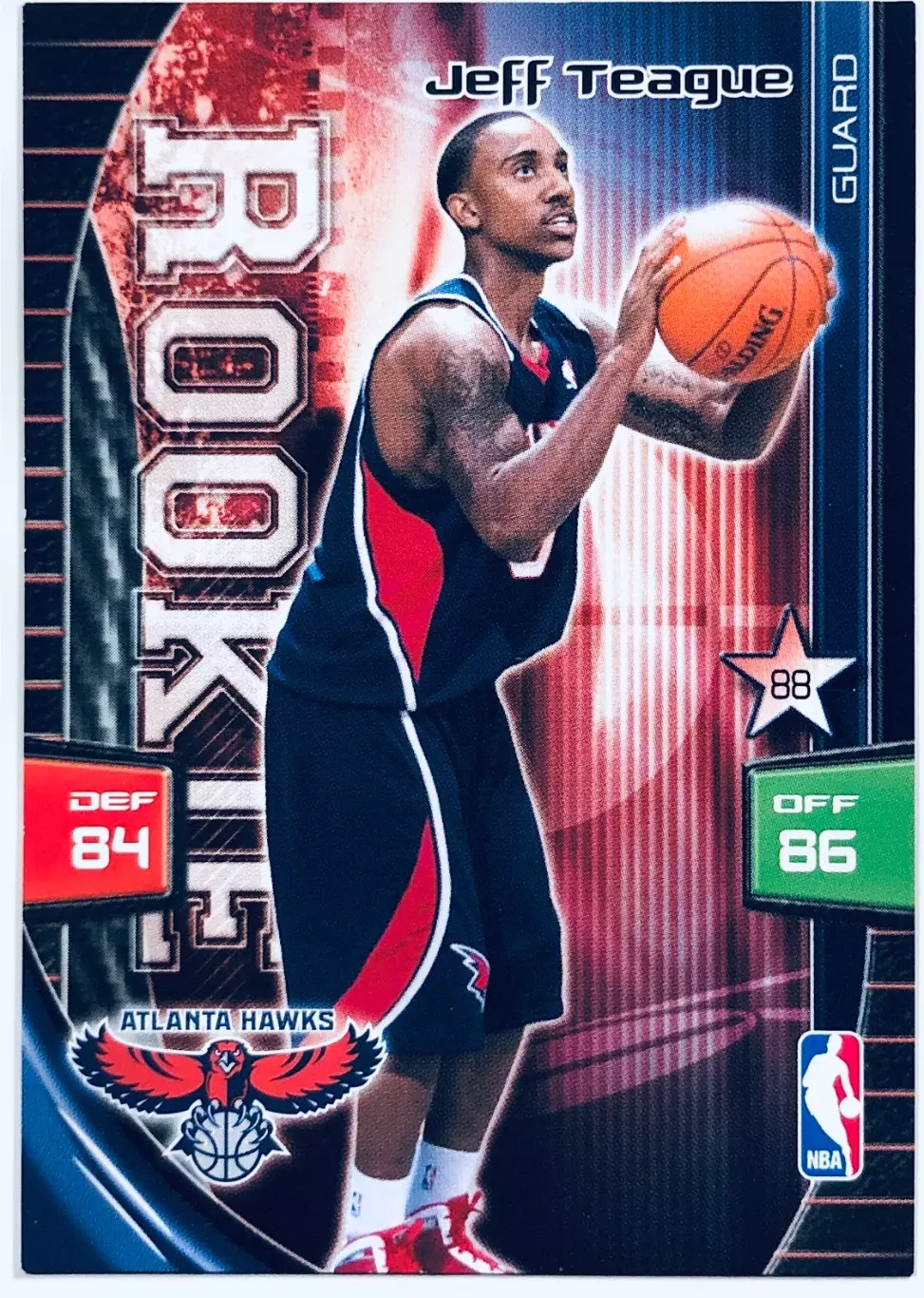 Наклейка Jeff Teague Atlanta Hawks