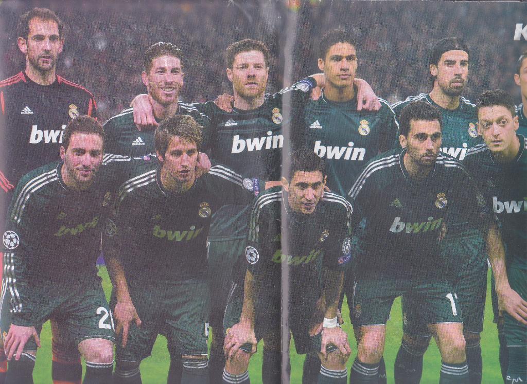 Постер из газеты Команда. Реал Мадрид 2013