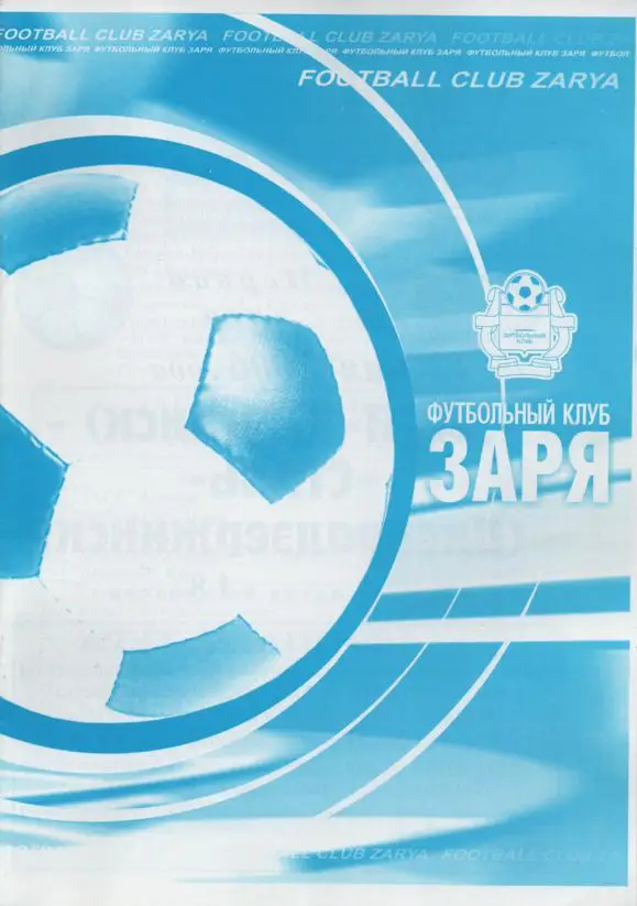 Заря Луганск - Сталь Днепродзержинск 12.05.2006