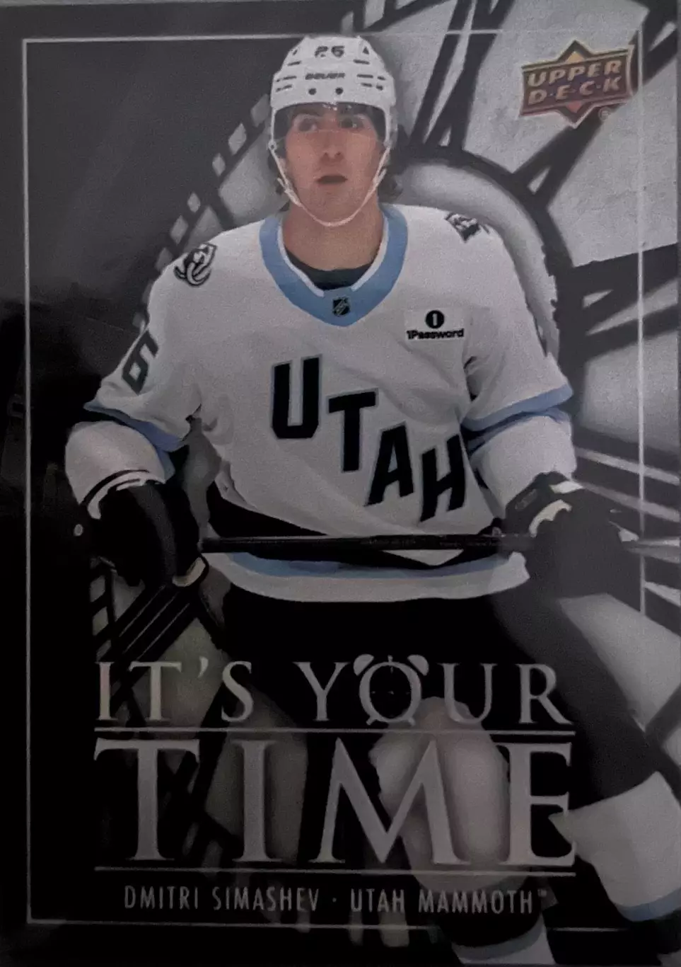 Дмитрий Симашев Юта Dmitri Simashev 25/26 It’s Your Time Utah Mammoth Young guns