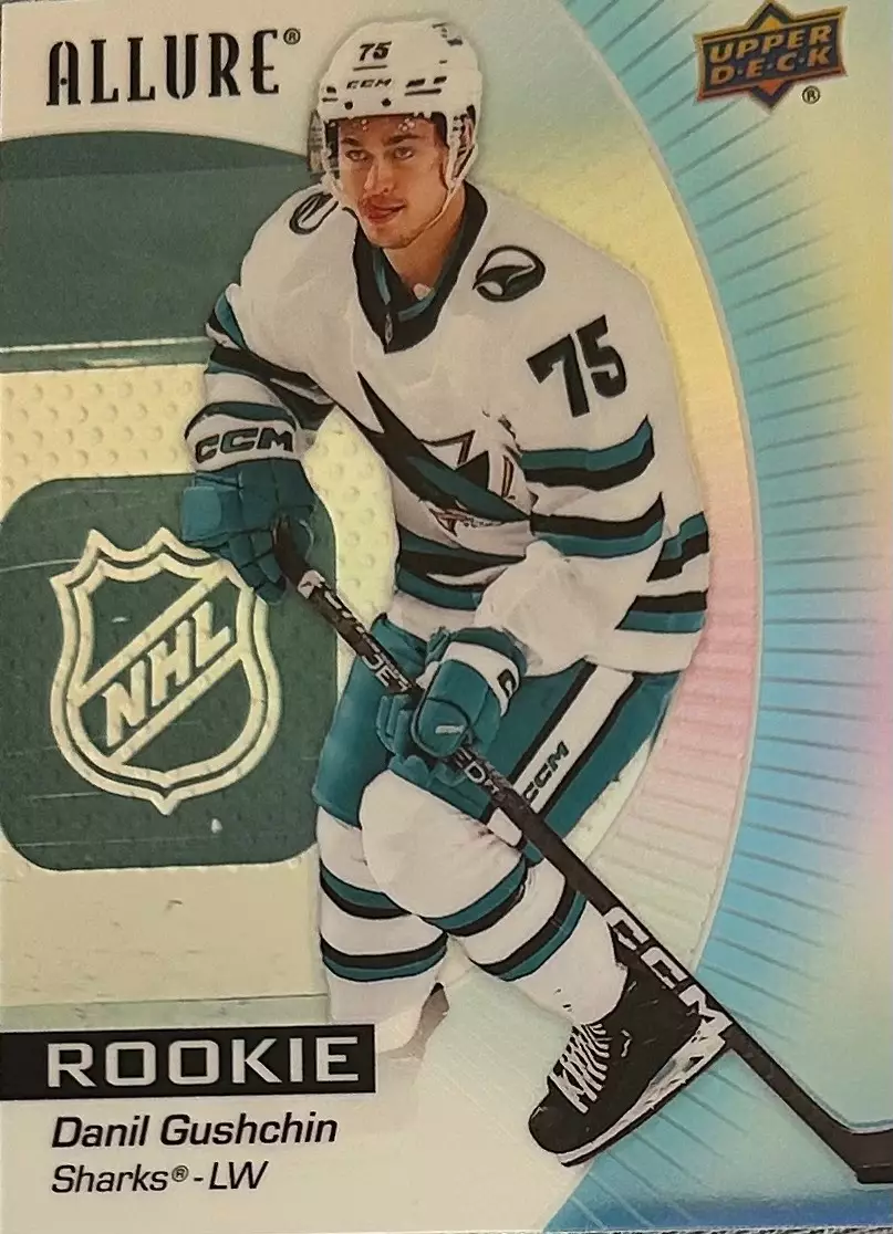 NHL Danil Gushchin San Jose Sharks/Данил Гущин Сан-Хосе Шаркс НХЛ Young Rookie
