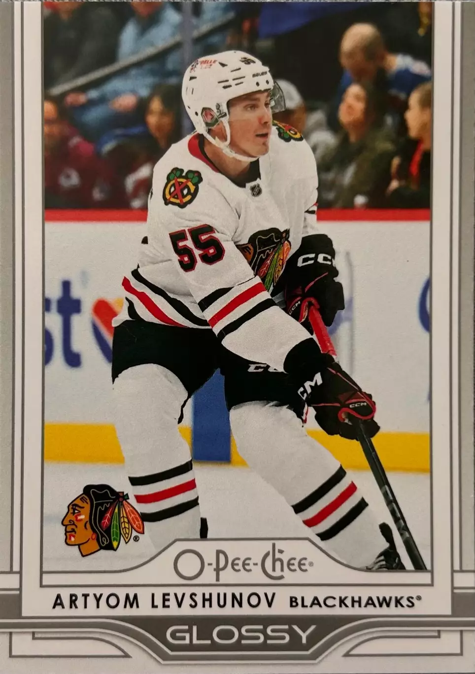 Артем Левшунов Chicago Blackhawks/Чикаго Блэкхокс НХЛ/NHL Young guns Rookie card