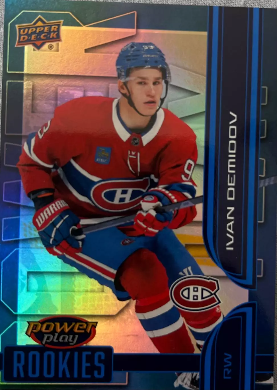Ivan Demidov Montreal Canadiens/Иван Демидов Монреаль НХЛ Power Play Rookie