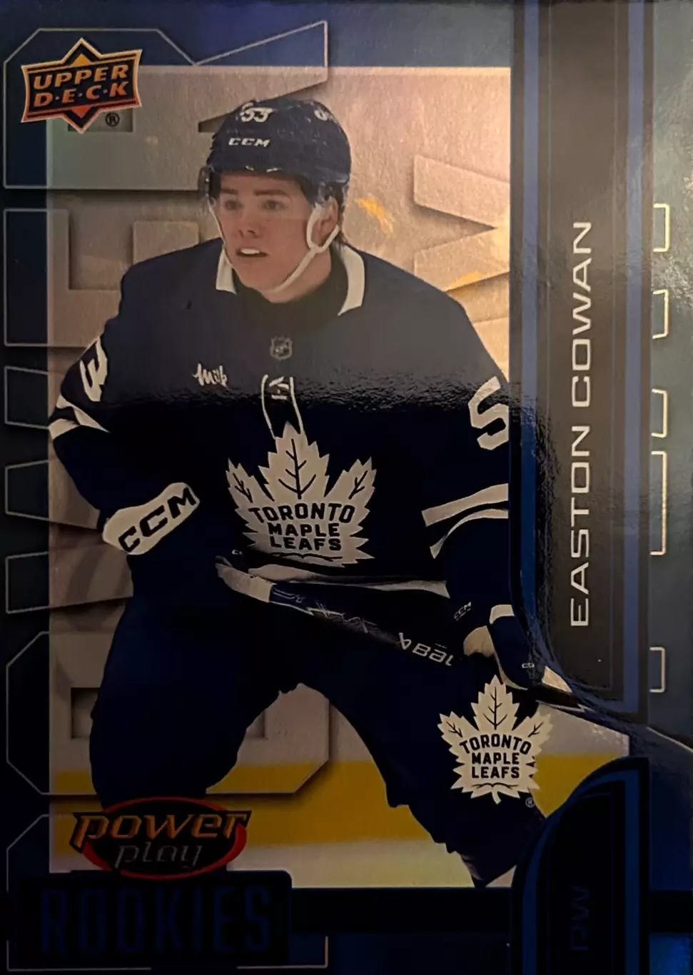 Easton Cowan Toronto Maple Leafs -Торонто НХЛ/NHL Истон Коуэн rookies Power Play