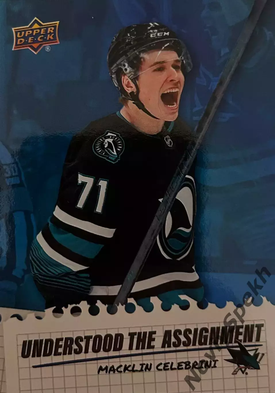 NHL Macklin Celebrini San Jose Sharks/ Маклин Селебрини НХЛ Сан-Хосе Young guns