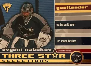 Евгений Набоков San Jose Sharks, Металлург, Динамо, СКА НХЛ/КХЛ Nabokov Сан-Хосе