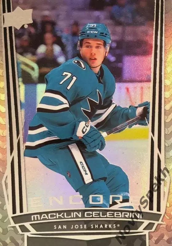 NHL Macklin Celebrini San Jose Sharks / Маклин Селебрини Сан-Хосе Шаркс Young