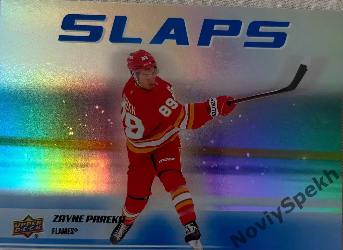 Zayne Parekh-Зейн Парех Calgary Flames - Калгари Флэймз НХЛ/NHL Young guns Slaps