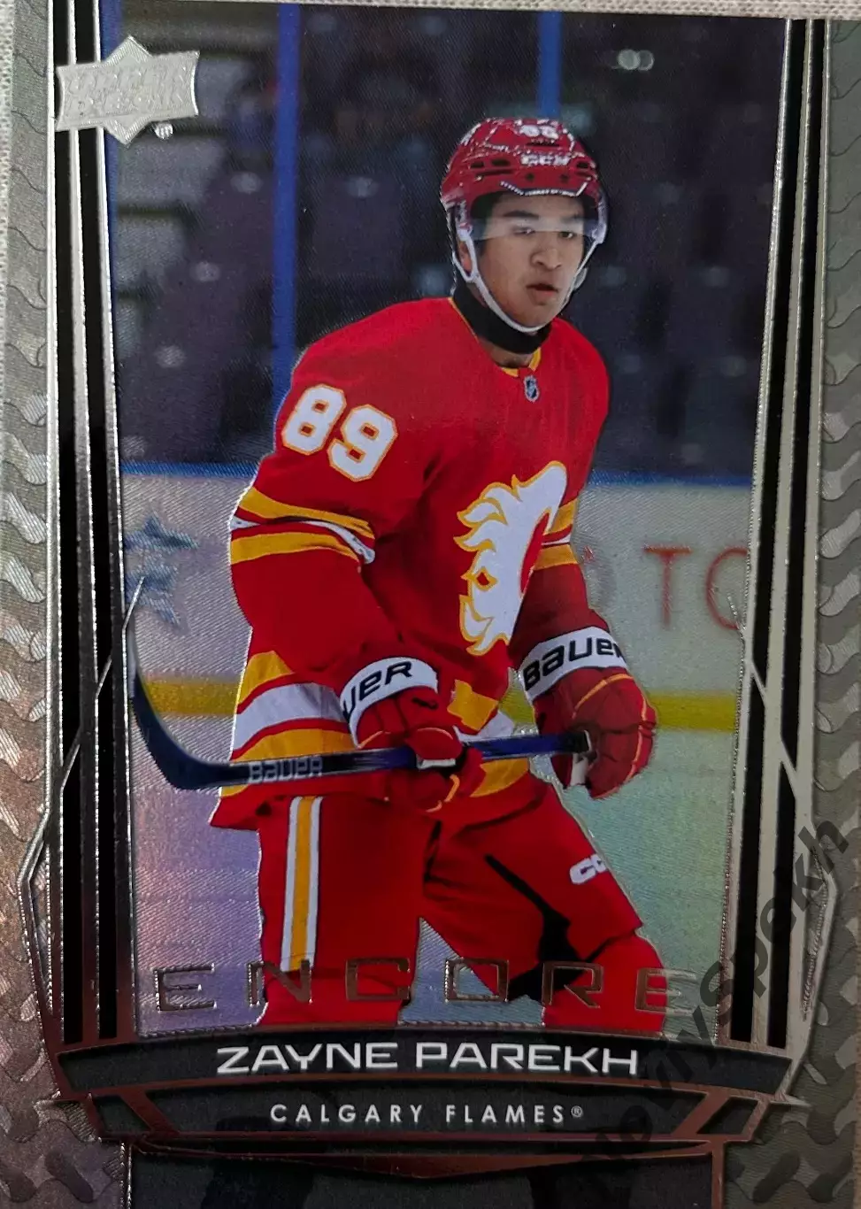Zayne Parekh-Зейн Парех Calgary Flames- Калгари Флэймз НХЛ/NHL Young guns Encore