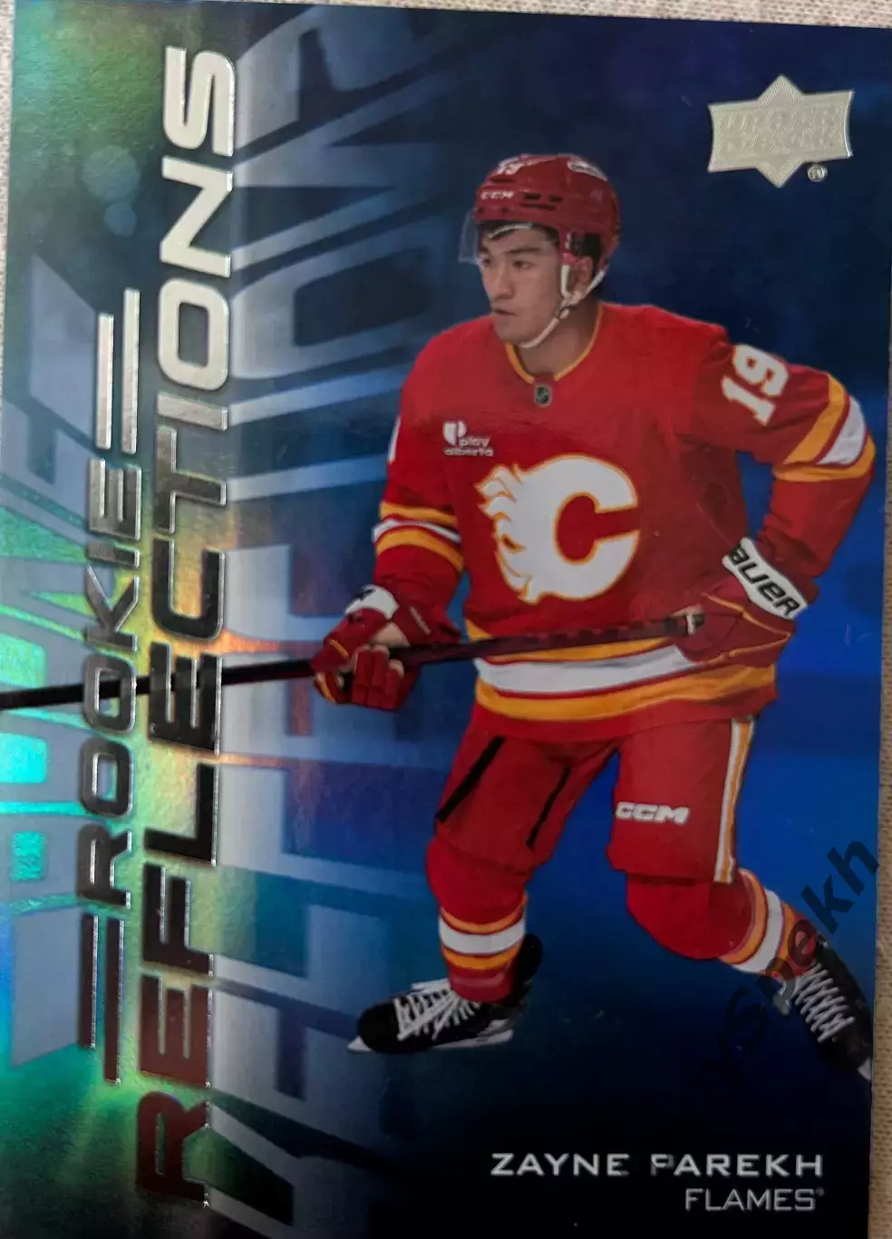Zayne Parekh-Зейн Парех Calgary Flames- Калгари Флэймз НХЛ/NHL Young guns RR-14