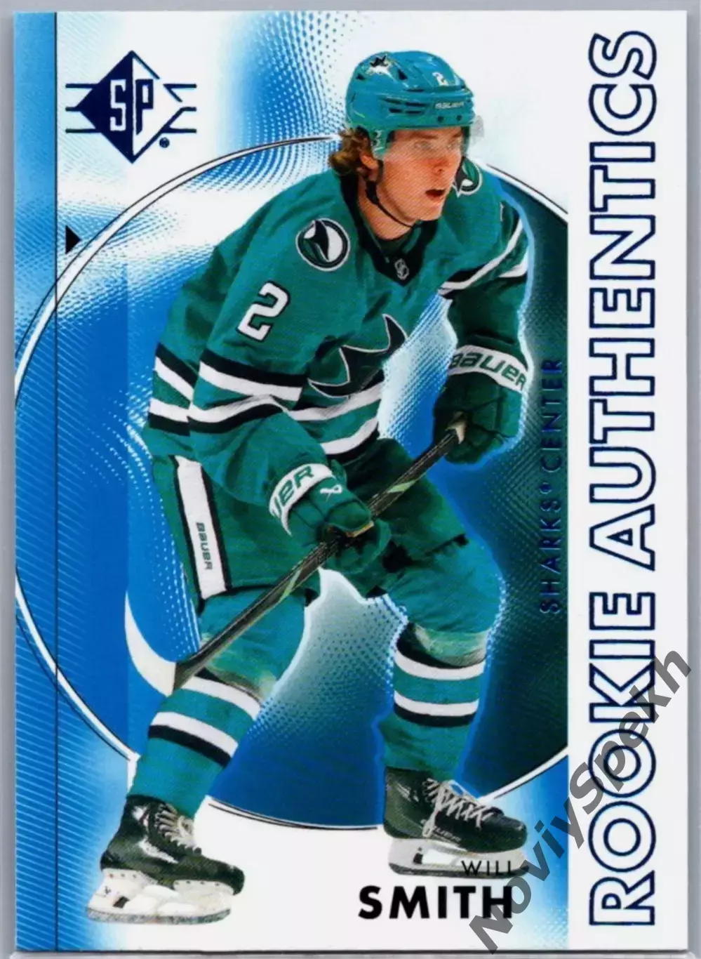 Карточка NHL Will Smith San Jose Sharks/Уилл Смит Сан-Хосе НХЛ