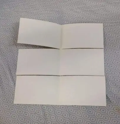 открытка зарубина двойная чистая №3-редкая.тираж 0.1 млн 1