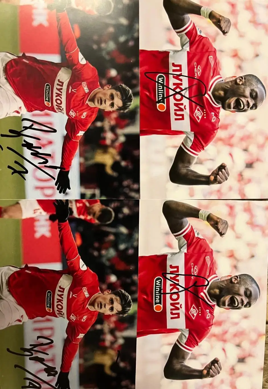 Автографы футболистов фк Спартак 5