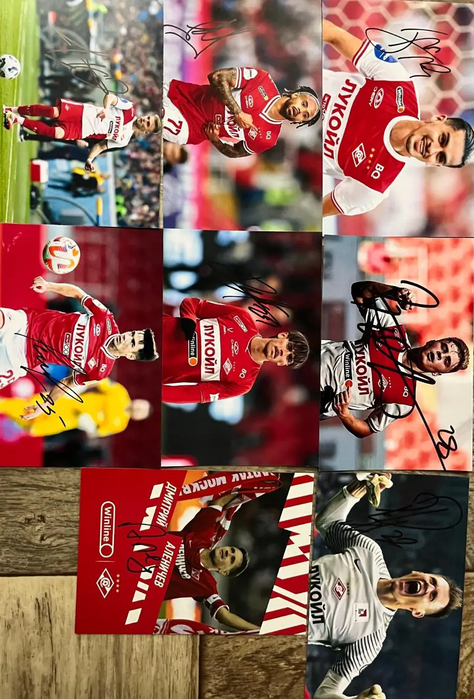 Автографы футболистов фк Спартак 7