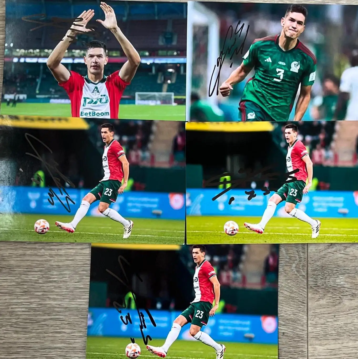 Автограф Сесара Монтеса