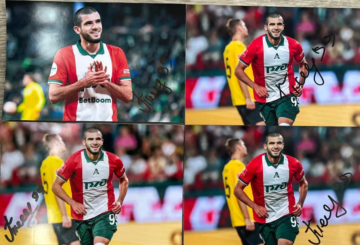 Автограф Тимура Сулейманова