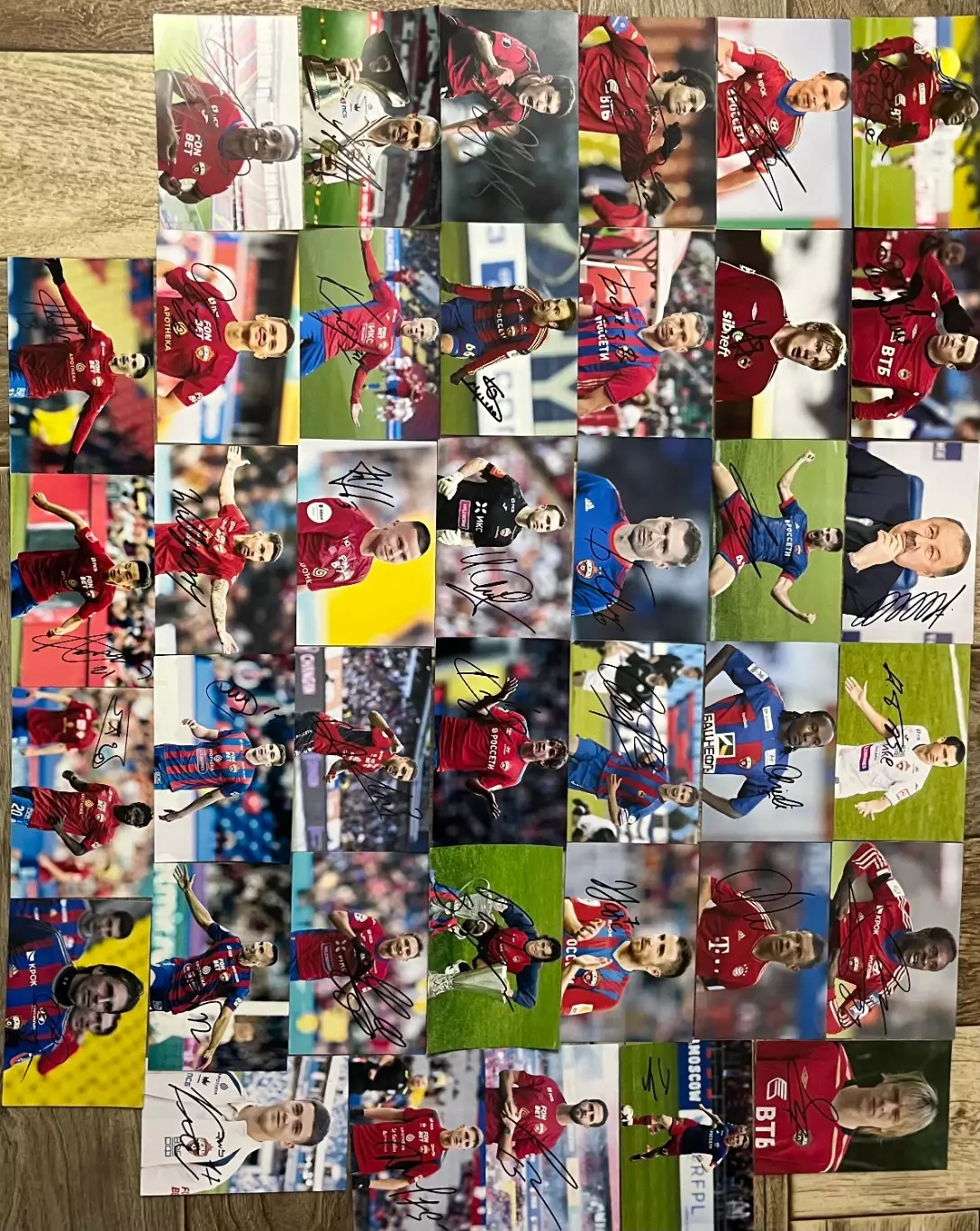 Автографы фк ЦСКА