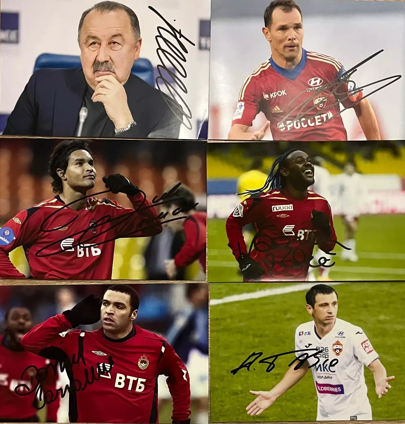 Автографы фк ЦСКА 1