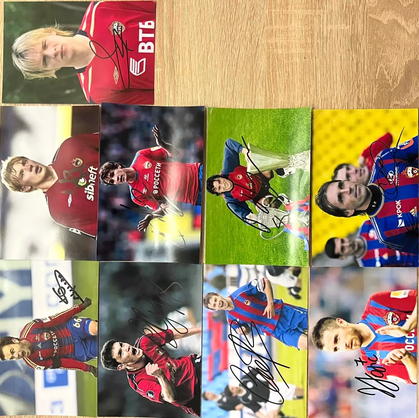 Автографы фк ЦСКА 3