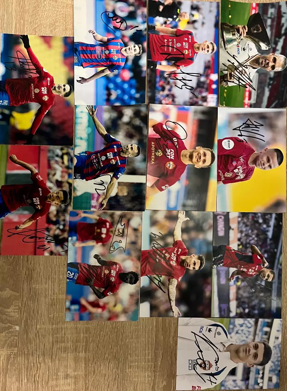 Автографы фк ЦСКА 5