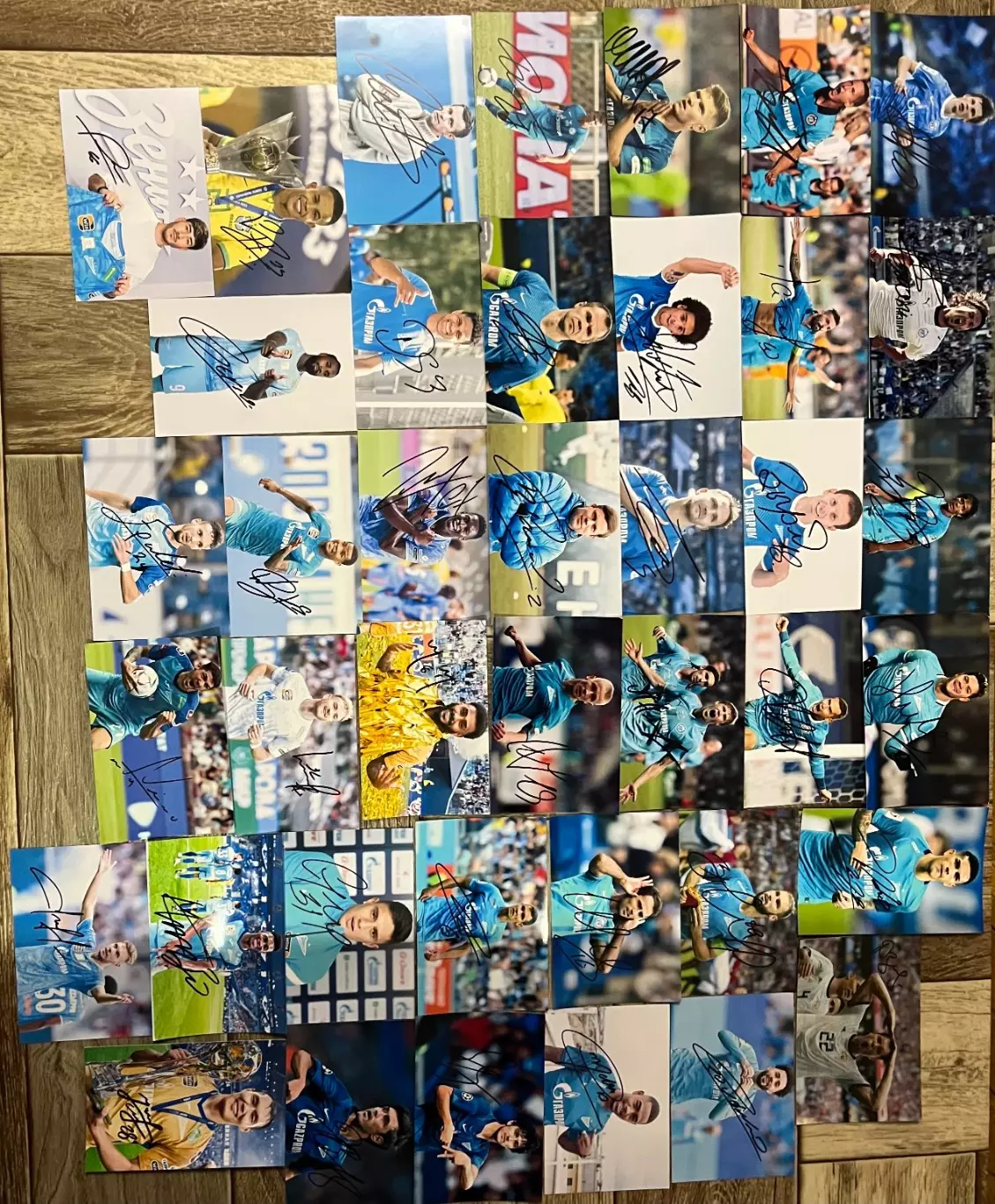 Автографы фк Зенит