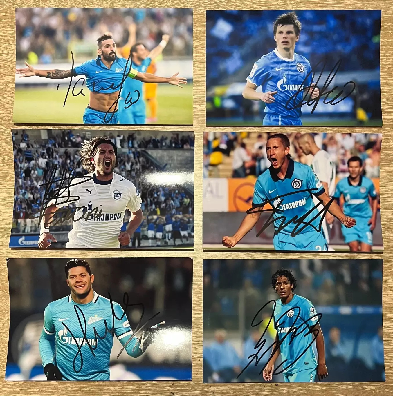 Автографы фк Зенит 1