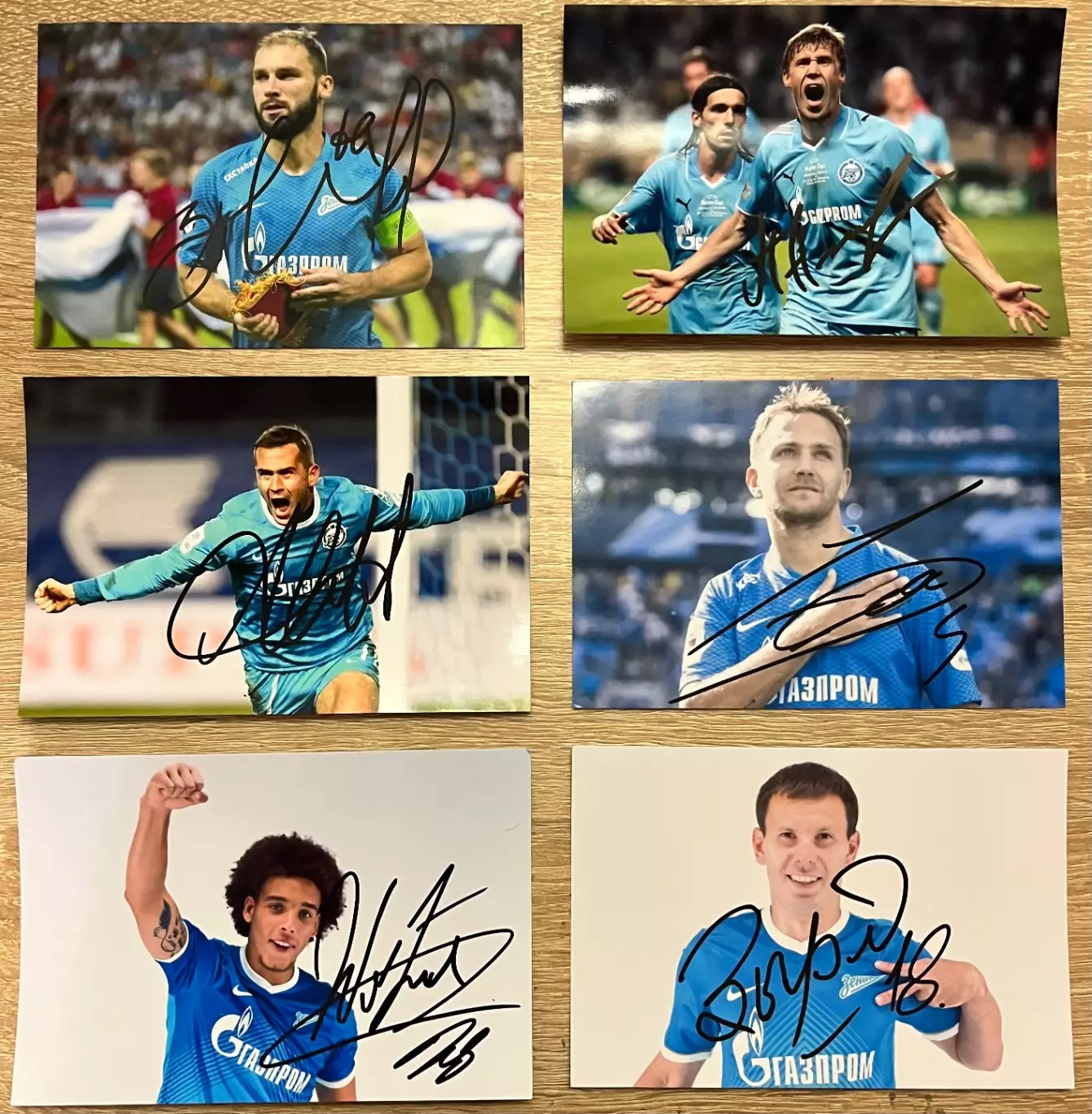 Автографы фк Зенит 2