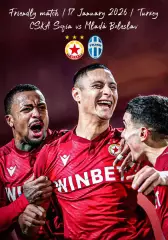 ЦСКА София Болгария - МЛАДА БОЛЕСЛАВ Чехия 17 января 2026 ТМ ФАН