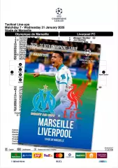 МАРСЕЛЬ Франция - ЛИВЕРПУЛЬ Англия 21 января 2026 ЛЧ ФАН 12 стр + офиц ТШ