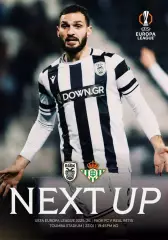 ПАОК Салоники Греция БЕТИС Севилья Испания 22 января 2026 ЛЕ ФАН 12стр + офиц ТШ