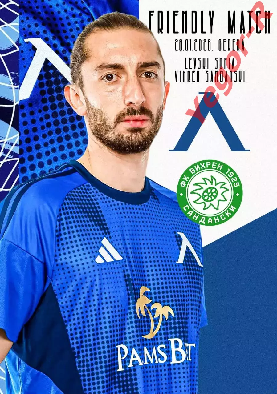 ЛЕВСКИ София Болгария - ВИХРЕН Сандански Болгария 28 января 2026 ТМ ФАН