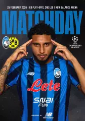 АТАЛАНТА Италия - БОРУССИЯ Дортмунд Германия 25 февраля 2026 ЛЧ ФАН 12с+ офиц ТШ