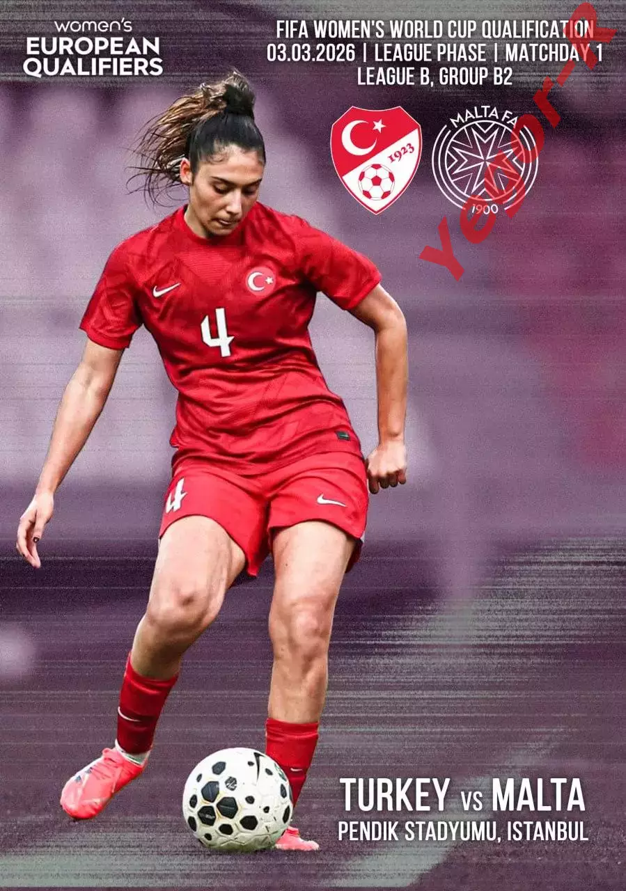 ТУРЦИЯ - МАЛЬТА 3 марта 2026 отб. ЧМ ЖЕНЩИНЫ ФАН