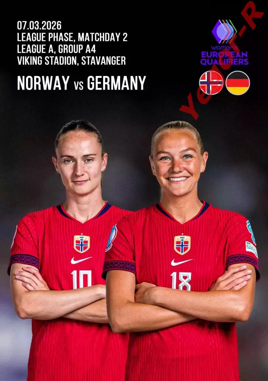 НОРВЕГИЯ - ГЕРМАНИЯ 7 марта 2026 отб. ЧМ ЖЕНЩИНЫ ФАН