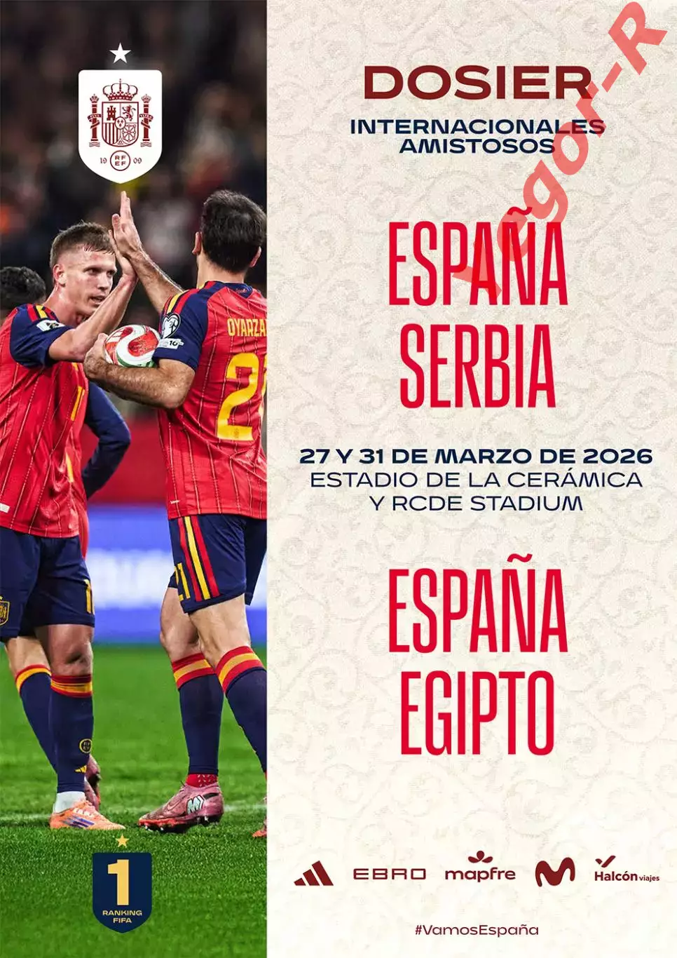ИСПАНИЯ - СЕРБИЯ + ЕГИПЕТ 27 и 31 марта 2026 ТМ ОФИЦИАЛЬНАЯ