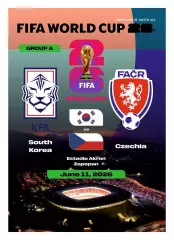 №2 ЮЖНАЯ КОРЕЯ - ЧЕХИЯ 11 июня 2026 Чемпионат Мира ФИФА ФАН программа