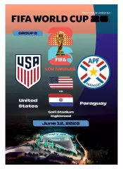№4 США - ПАРАГВАЙ 12 июня 2026 Чемпионат Мира ФИФА ФАН программа