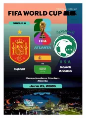 №37 ИСПАНИЯ - САУДОВСКАЯ АРАВИЯ 21 июня 2026 Чемпионат Мира ФИФА ФАН программа