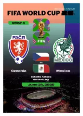 №53 ЧЕХИЯ - МЕКСИКА 24 июня 2026 Чемпионат Мира ФИФА ФАН программа