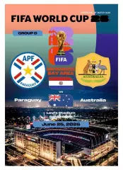 №60 ПАРАГВАЙ - АВСТРАЛИЯ 25 июня 2026 Чемпионат Мира ФИФА ФАН программа